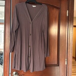 Maurices button down duster cardigann